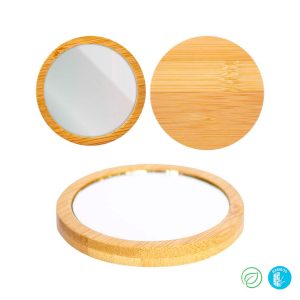 Espejo de bambú circular ¨Bella¨
