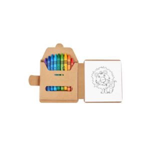 Libreta con crayolas para colorear
